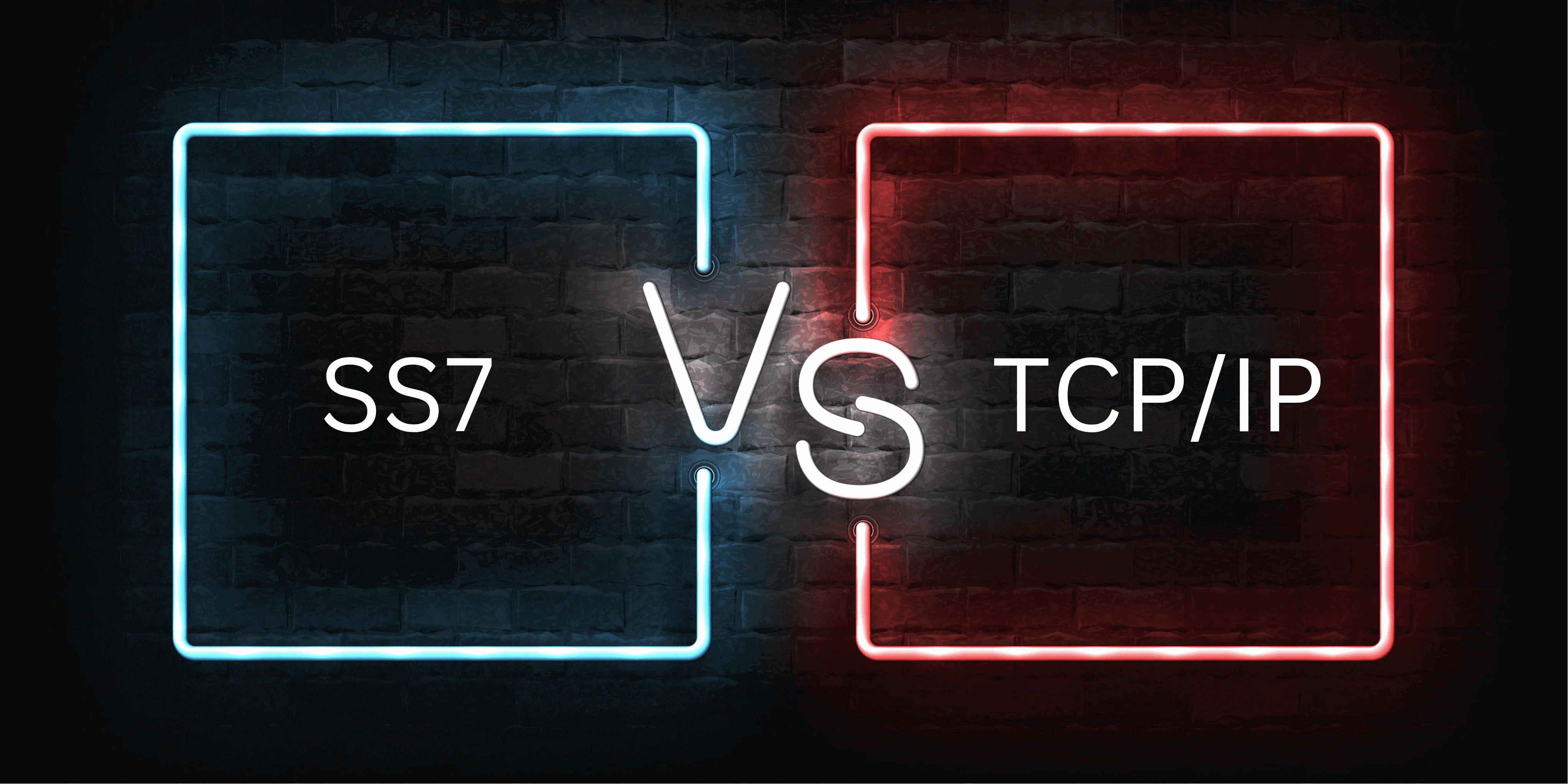 What is the difference between SS7 and TCP IP?